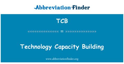tcb meaning in construction